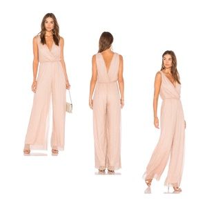 Line & Dot Doux Ballet Pink Jumpsuit